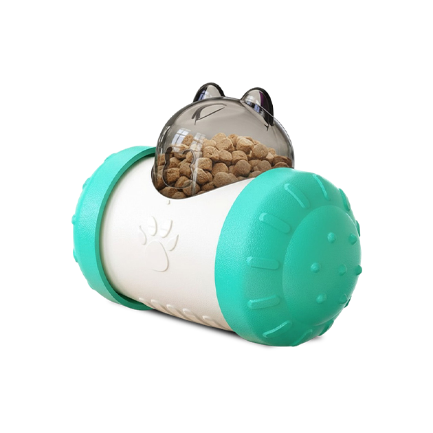 Funny Dog Treat Leaking Toy With Wheel